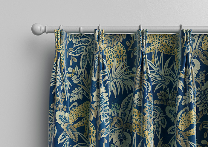 Leopard, Lapis - Made to Measure Curtain - Image 11